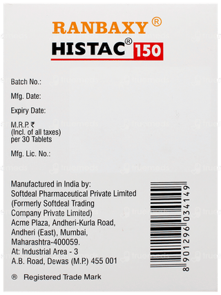 Histac 150 Tablet 30