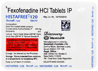 Histafree 120 Tablet 10