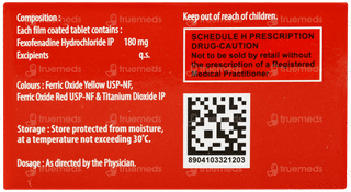 Histafree 180 Tablet 10