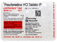Histafree 180 Tablet 10 Histafree 180 Tablet 10