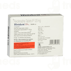 Histakem 120mg Tablet 10 Histakem 120mg Tablet 10