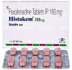 Histakem 180mg Tablet 10