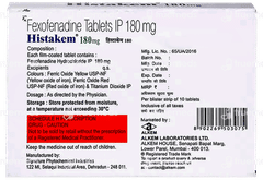 Histakem 180mg Tablet 10