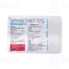 Histakem 180mg Tablet 10 Histakem 180mg Tablet 10