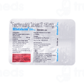 Histakem 180mg Tablet 10