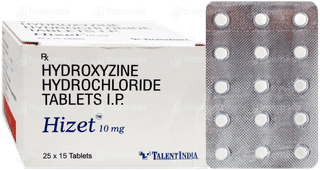 Hizet 10Mg Tablet 15