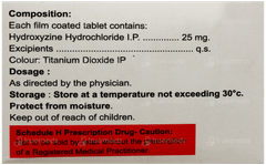 Hizet 25Mg Tablet 15 Hizet 25Mg Tablet 15
