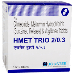 Hmet Trio 2/0.3 Tablet 10 Hmet Trio 2/0.3 Tablet 10