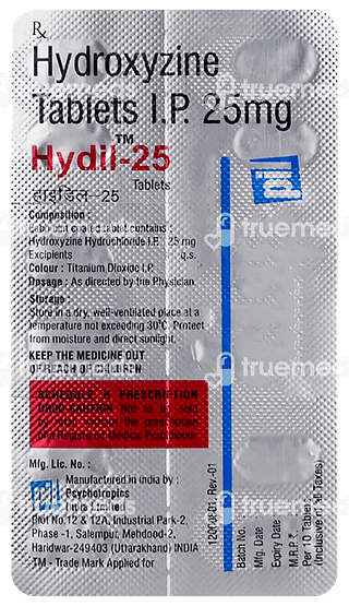 Hydil 25 Tablet 10