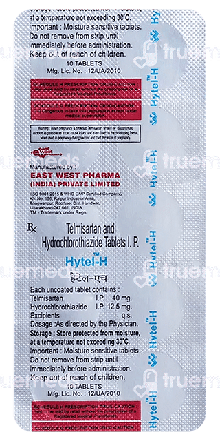 Hytel H 40/12.5 MG Tablet 10