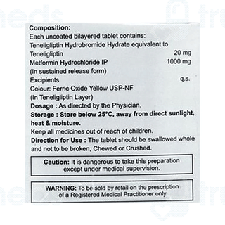Ibgliptin M 1000 Tablet 10