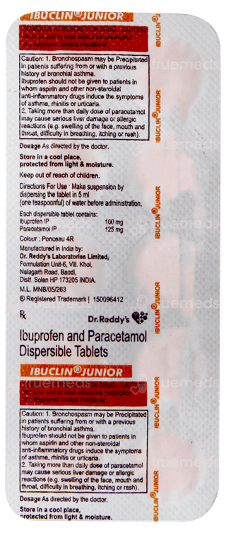 Ibuclin Junior Tablet 10