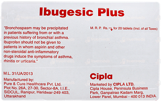 Ibugesic Plus Tablet 20