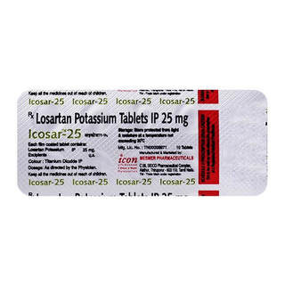 Icosar 25 Mg Tablet 10