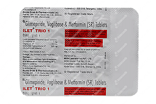 Ilet Trio 0.2/500/1 MG Tablet Sr 10