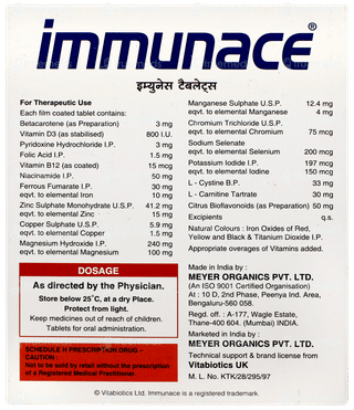 Immunace Tablet 6
