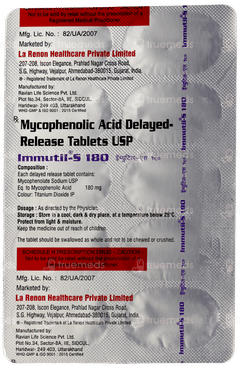 Immutil S 180 Tablet 10 Immutil S 180 Tablet 10
