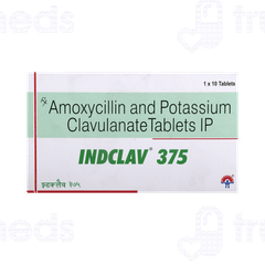 Indclav 375 Tablet 10 Indclav 375 Tablet 10