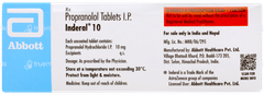 Inderal 10 Tablet 15 Inderal 10 Tablet 15