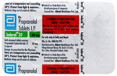 Inderal 20 Tablet 15 Inderal 20 Tablet 15