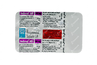 Inderal 40 MG Tablet 10