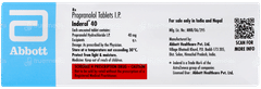 Inderal 40 Tablet 15 Inderal 40 Tablet 15