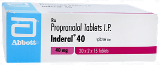 Inderal 40 Tablet 15