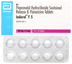 Inderal F 5 Tablet 10