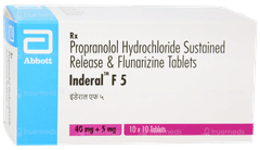 Inderal F 5 Tablet 10 Inderal F 5 Tablet 10