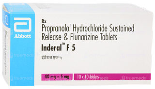 Inderal F 5 Tablet 10