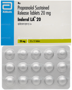 Inderal La 20 Tablet 15 Inderal La 20 Tablet 15