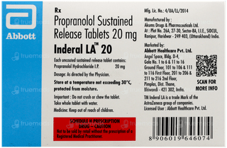 Inderal La 20 Tablet 15