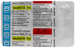 Inderal La 20 Tablet 15 Inderal La 20 Tablet 15