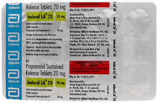 Inderal La 20 Tablet 15