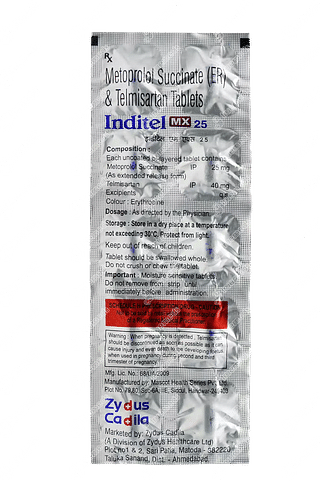 Inditel Mx 40/25 MG Tablet Er 10