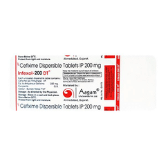 Infexol Dt 200 Mg Tablet 10