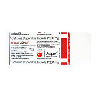 Infexol Dt 200 Mg Tablet 10
