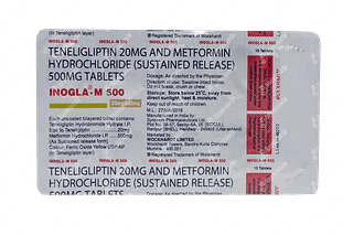 Inogla M 20/500 MG Tablet Sr 10