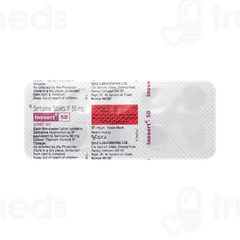 Inosert 50 MG Tablet 10