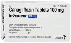 Invokana 100mg Tablet 10 Invokana 100mg Tablet 10