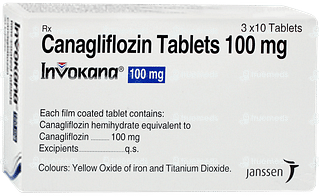 Invokana 100mg Tablet 10