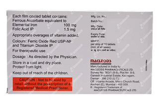 Irozorb 100/1.5 MG Tablet 10