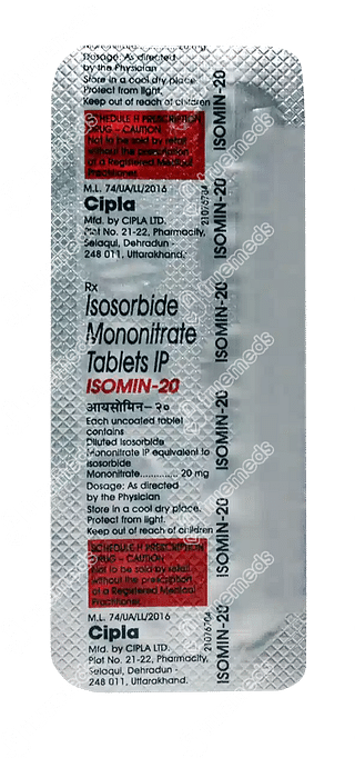 Isomin 20 Tablet 10