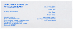 Isordil 10 Tablet 10