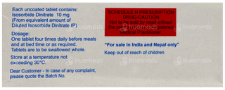 Isordil 10 Tablet 10