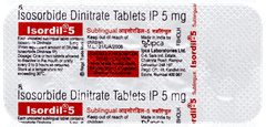 Isordil 5 Sublingual Tablet 10