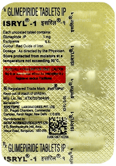 Isryl 1 Tablet 10 Isryl 1 Tablet 10