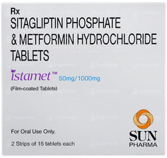 Istamet 50mg/1000mg Tablet 15