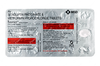 Istamet 50mg/500mg Tablet 15