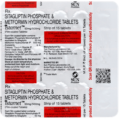 Istamet 50mg/500mg Tablet 15